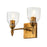 Lucas McKearn Felice 2 Light Bath/Vanity, Gold F2 - BB1000G-2-F2G