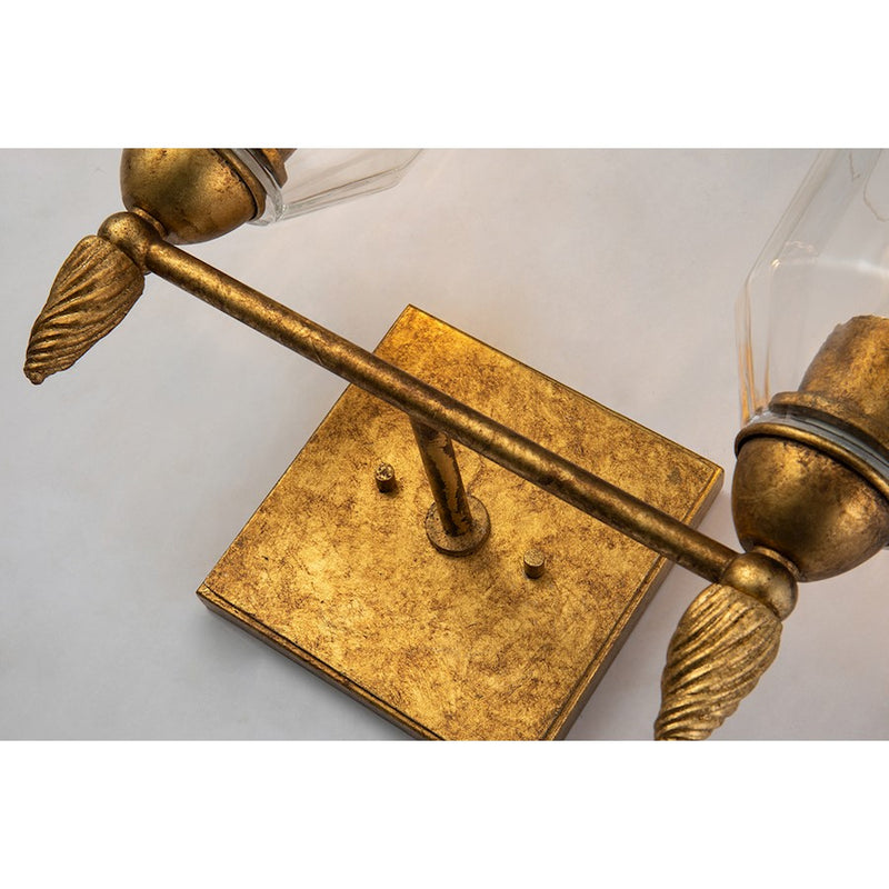 Lucas McKearn Felice 2 Light Bath/Vanity, Gold F2
