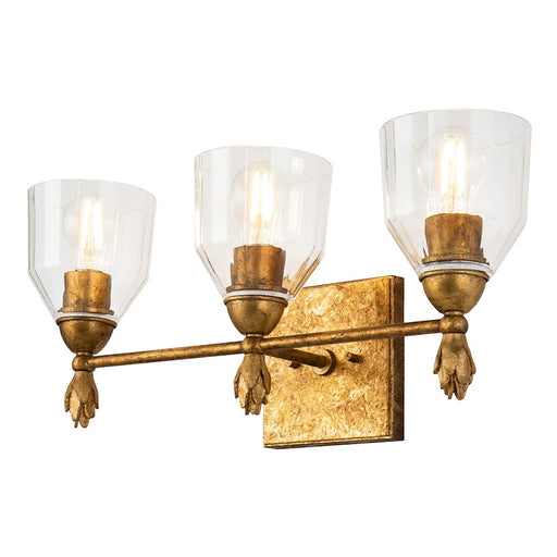 Lucas McKearn Felice 3 Light Bath/Vanity, Gold F1 - BB1000G-3-F1G