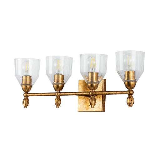 Lucas McKearn Felice 4 Light Bath/Vanity, Gold F1