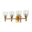 Lucas McKearn Felice 4 Light Bath/Vanity, Gold F2