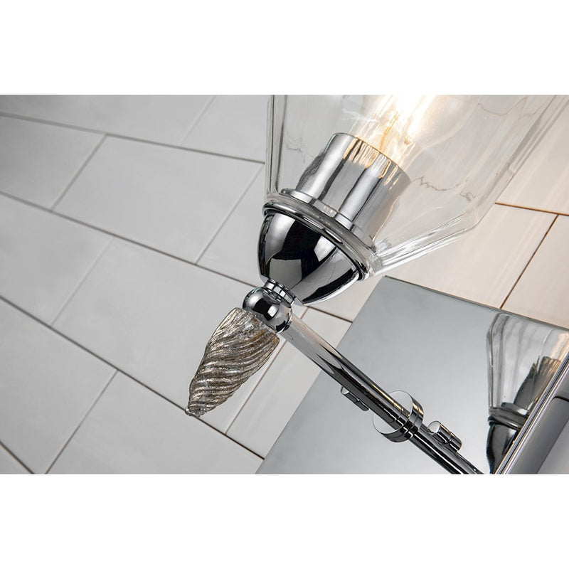 Lucas McKearn Felice 1Lt Bath/Vanity, Polished Chrome/Silver F2
