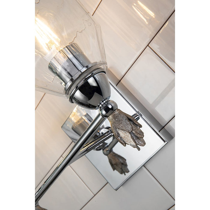 Lucas McKearn Felice 2Lt Bath/Vanity, Polished Chrome/Silver F1