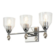 Lucas McKearn Felice 3Lt Bath/Vanity, Polished Chrome/Silver F1 - BB1000PC-3-F1S