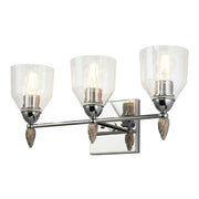 Lucas McKearn Felice 3Lt Bath/Vanity, Polished Chrome/Silver F2 - BB1000PC-3-F2S