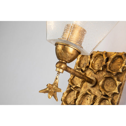 Lucas McKearn Star 1 Light Bath/Vanity, Gold Leaf