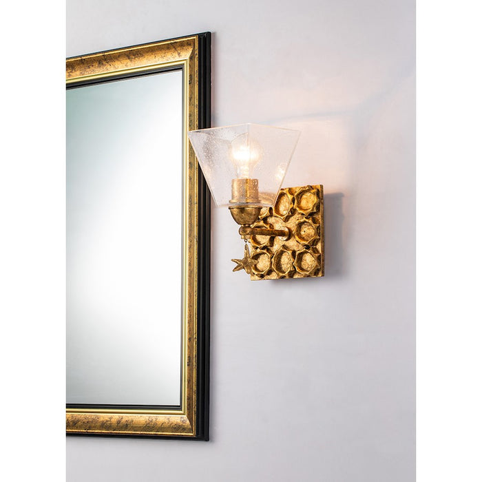 Lucas McKearn Star 1 Light Bath/Vanity, Gold Leaf