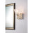 Lucas McKearn Star 1 Light Wall Sconce, Silver Leaf