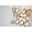 Lucas McKearn Star 1 Light Wall Sconce, Silver Leaf