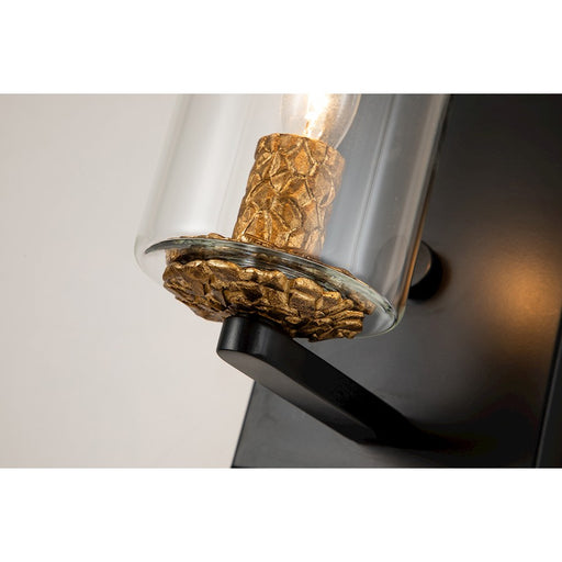 Lucas McKearn Bolivar 1 Light Wall Sconce, Matte Black