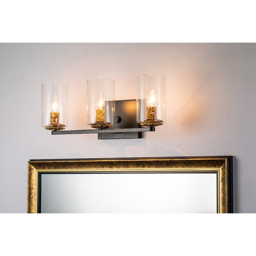 Lucas McKearn Bolivar 3 Light Bath/Vanity, Matte Black