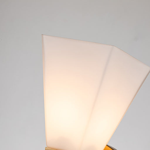 Lucas McKearn Bowtie 1 Light Bath/Vanity, Laquered Gold/Opal Etched