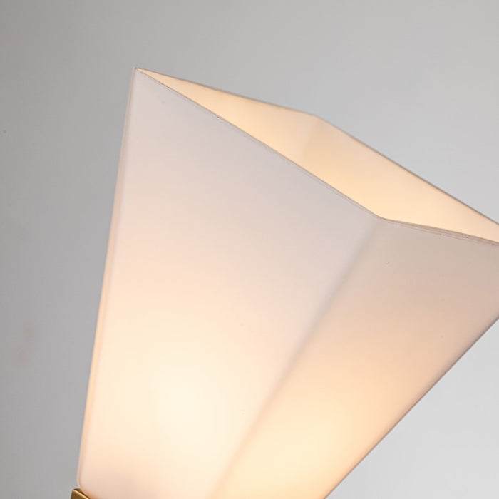 Lucas McKearn Bowtie 2 Light Bath/Vanity, Laquered Gold/Opal Etched