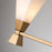 Lucas McKearn Bowtie 3 Light Bath/Vanity, Laquered Gold/Opal Etched