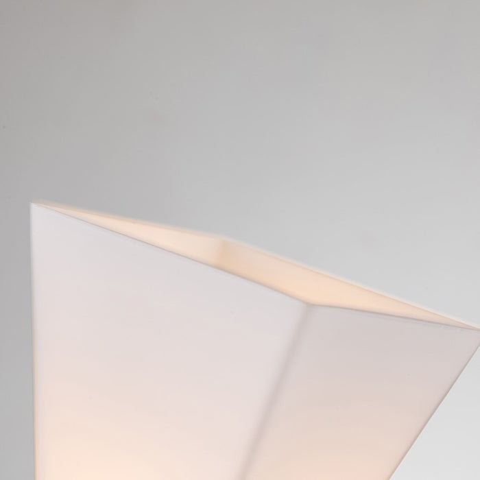 Lucas McKearn Bowtie 1 Light Bath/Vanity, Matte Black/Opal Etched