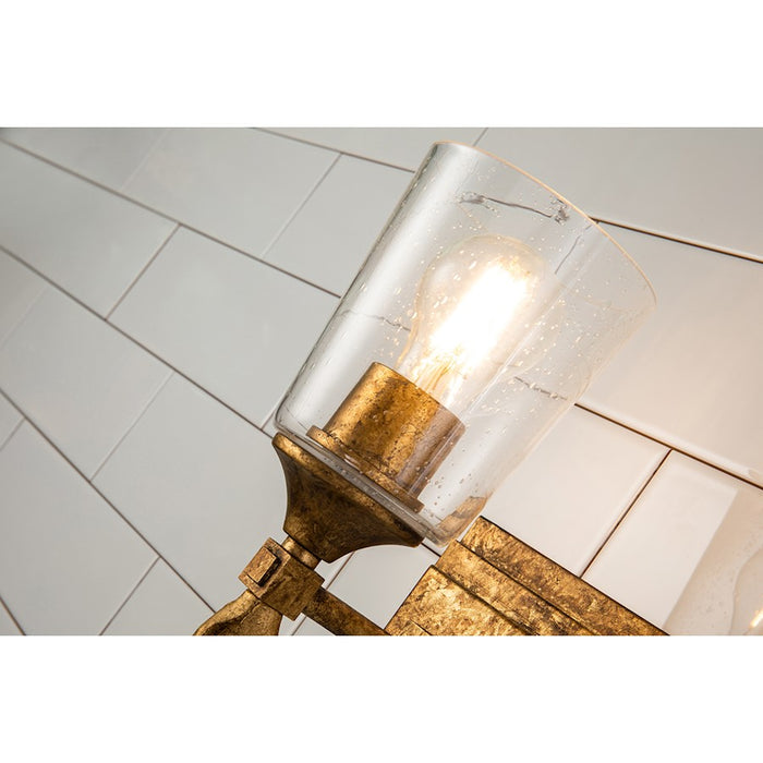 Lucas McKearn Vetiver 1 Light Bath/Vanity, Gold Leaf F1