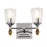 Lucas McKearn Vetiver 2 Light Bath/Vanity, Chrome/Gold F1 - BB1022PC-2-F1G