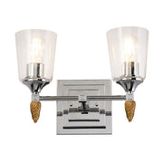 Lucas McKearn Vetiver 2Lt Bath/Vanity, Chrome/Silver F1 - BB1022PC-2-F1S