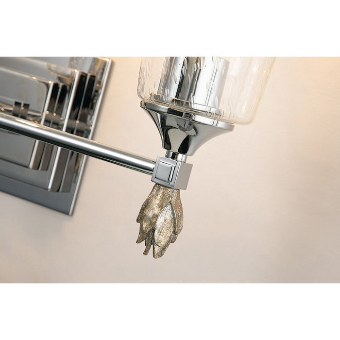 Lucas McKearn Vetiver 3Lt Bath/Vanity, Polished Chrome/Silver