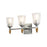 Lucas McKearn Vetiver 3 Light Bath/Vanity, Chrome/Gold F2 - BB1022PC-3-F2G