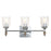 Lucas McKearn Vetiver 3 Light Bath/Vanity, Polished Chrome - BB1022PC-3-F2S