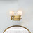 Lucas McKearn Jack 2 Light Bath/Vanity, Aged Brass/Opal