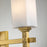Lucas McKearn Jack 3 Light Bath/Vanity, Aged Brass/Opal