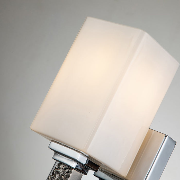 Lucas McKearn Jack 1 Light Bath/Vanity, Polished Chrome/Opal