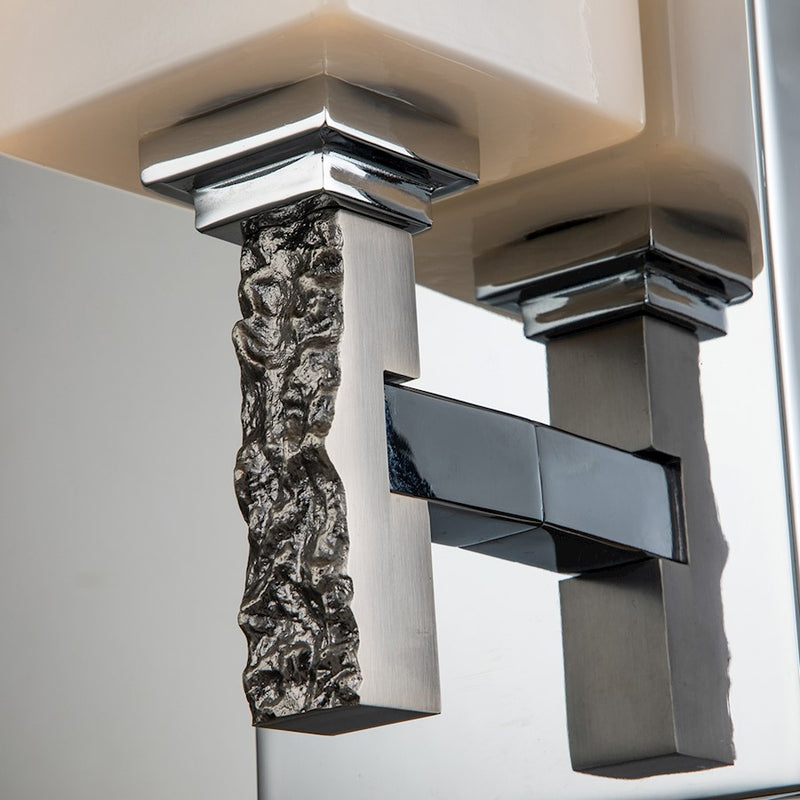 Lucas McKearn Jack 1 Light Bath/Vanity, Polished Chrome/Opal