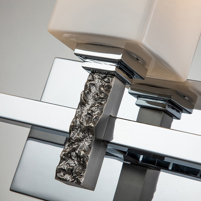 Lucas McKearn Jack 3 Light Bath/Vanity, Polished Chrome/Opal