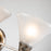 Lucas McKearn Lemoine 3 Light Bath/Vanity, Silver Leaf/Clear Etched