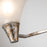 Lucas McKearn Lemoine 3 Light Bath/Vanity, Silver Leaf/Clear Etched