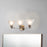 Lucas McKearn Lemoine 3 Light Bath/Vanity, Silver Leaf/Clear Etched