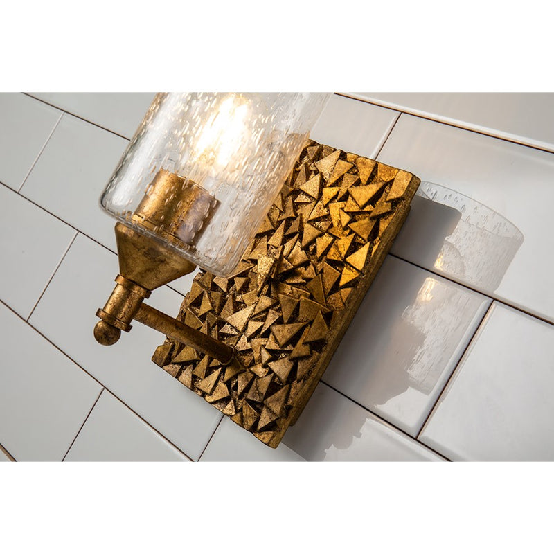 Lucas McKearn Mosaic 1 Light Wall Sconce, Gold