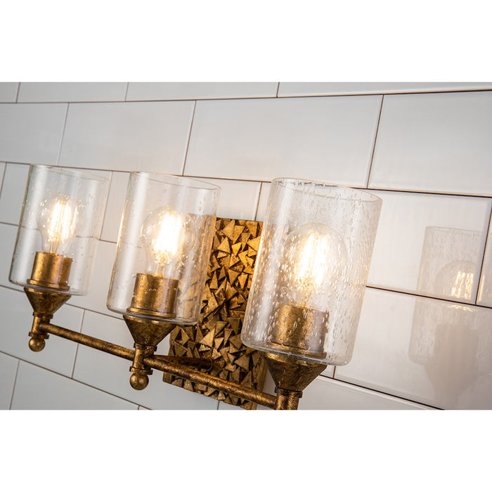 Lucas McKearn Mosaic 3 Light Bath/Vanity, Gold