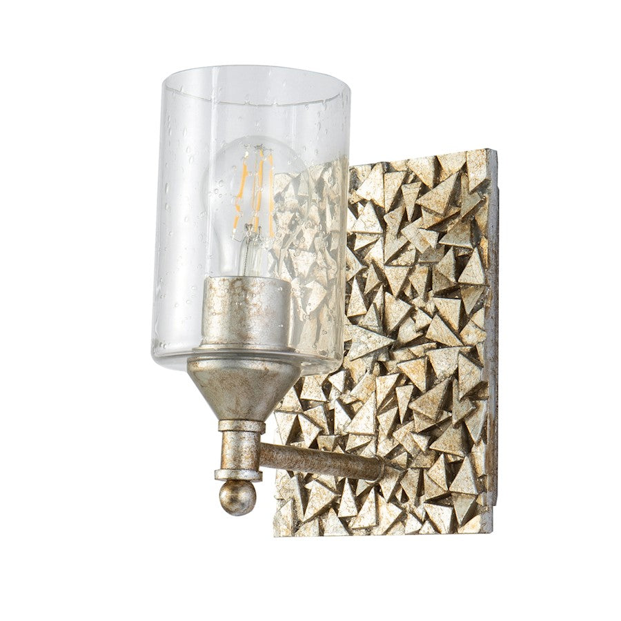 Lucas McKearn Mosaic 1 Light Wall Sconce, Silver - BB1158S-1