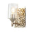 Lucas McKearn Mosaic 1 Light Wall Sconce, Silver