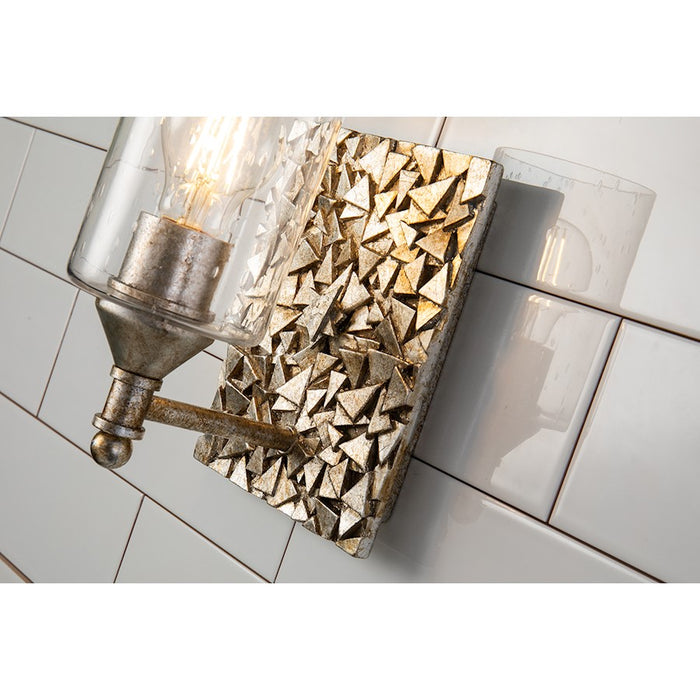 Lucas McKearn Mosaic 1 Light Wall Sconce, Silver
