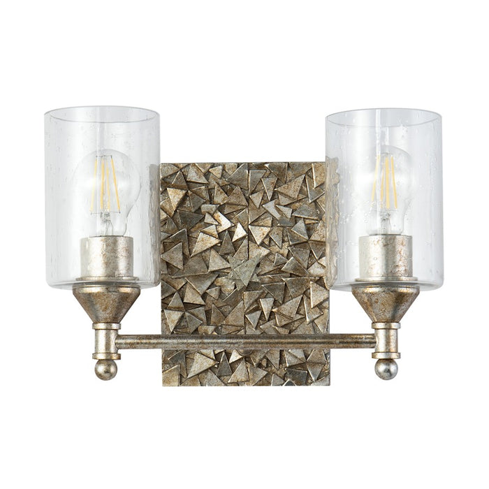 Lucas McKearn Mosaic 2 Light Bath/Vanity, Silver - BB1158S-2