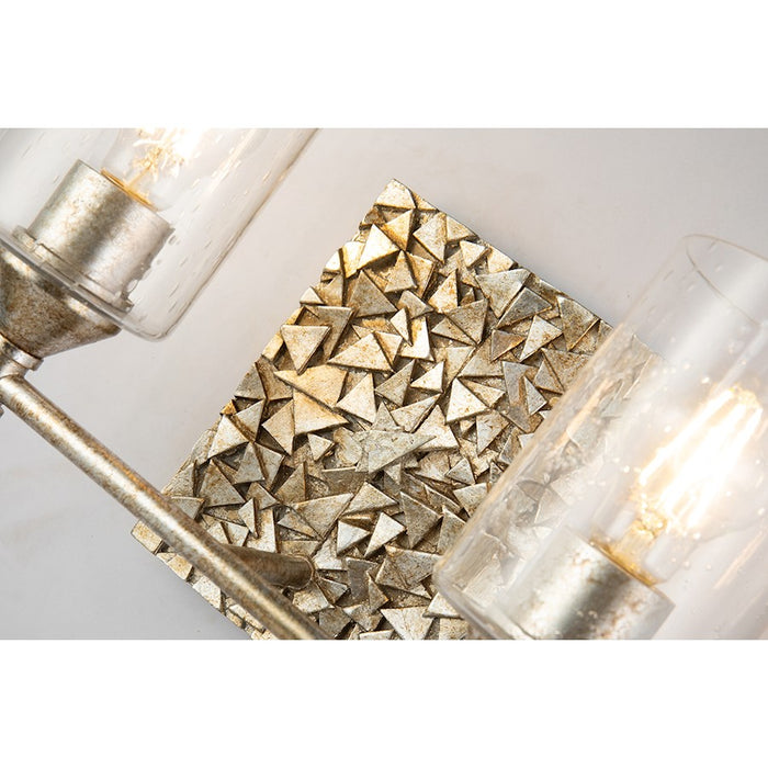 Lucas McKearn Mosaic 2 Light Bath/Vanity, Silver