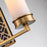 Lucas McKearn Ziggy 3 Light Bath/Vanity, Laquered Gold/Opal Etched