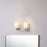 Lucas McKearn Ziggy 2Lt Bath/Vanity, Laquered Silver/Opal Etched