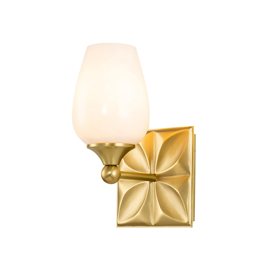 Lucas McKearn Epsilon 1 Light Wall Sconce, Aged Brass - BB1300AGB-1