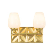 Lucas McKearn Epsilon 2 Light Bath/Vanity, Aged Brass - BB1300AGB-2