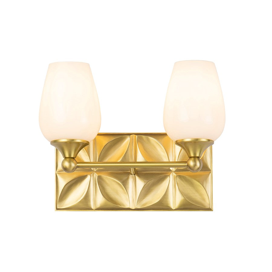 Lucas McKearn Epsilon 2 Light Bath/Vanity, Aged Brass - BB1300AGB-2