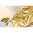 Lucas McKearn Epsilon 2 Light Bath/Vanity, Aged Brass