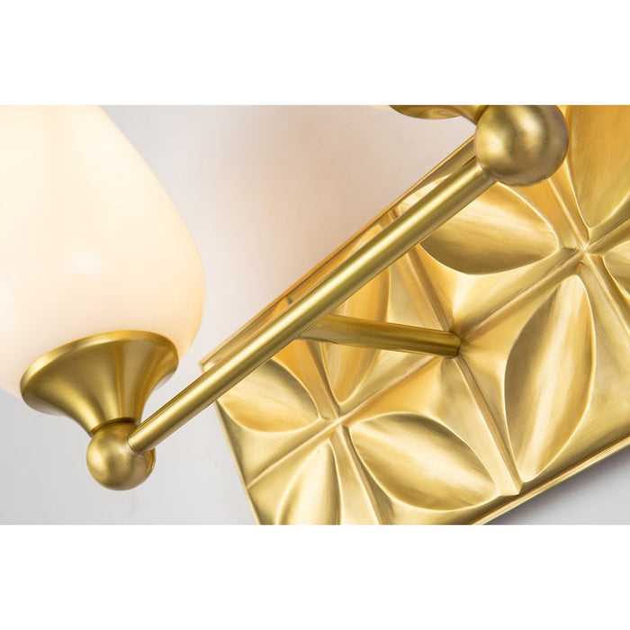 Lucas McKearn Epsilon 2 Light Bath/Vanity, Aged Brass