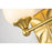 Lucas McKearn Epsilon 2 Light Bath/Vanity, Aged Brass