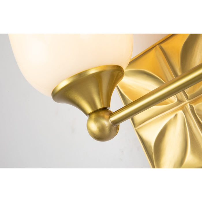 Lucas McKearn Epsilon 2 Light Bath/Vanity, Aged Brass