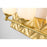 Lucas McKearn Epsilon 3 Light Bath/Vanity, Aged Brass